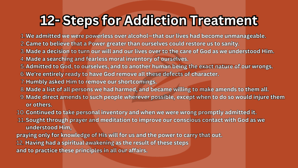 12 steps for addiction treatment