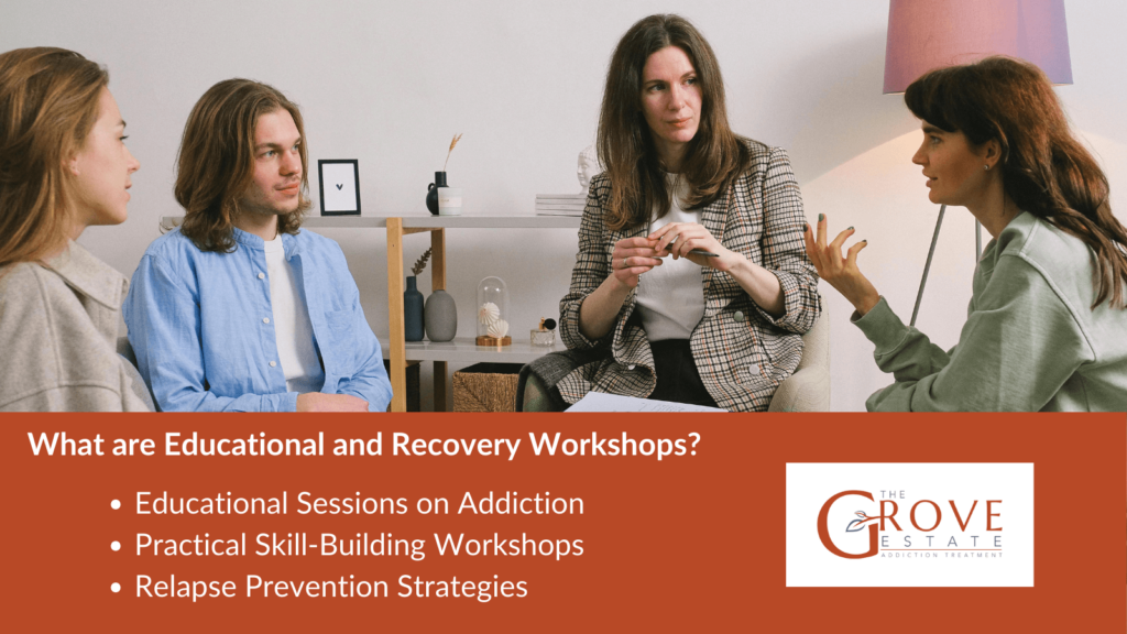 What are Educational and Recovery Workshops