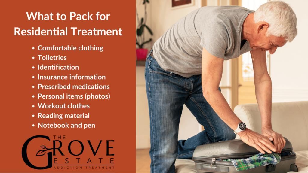 What to Pack for Residential Treatment