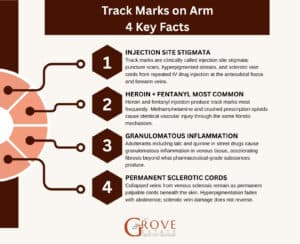 What Are Track Marks? Appearance, Causes & Warning Signs