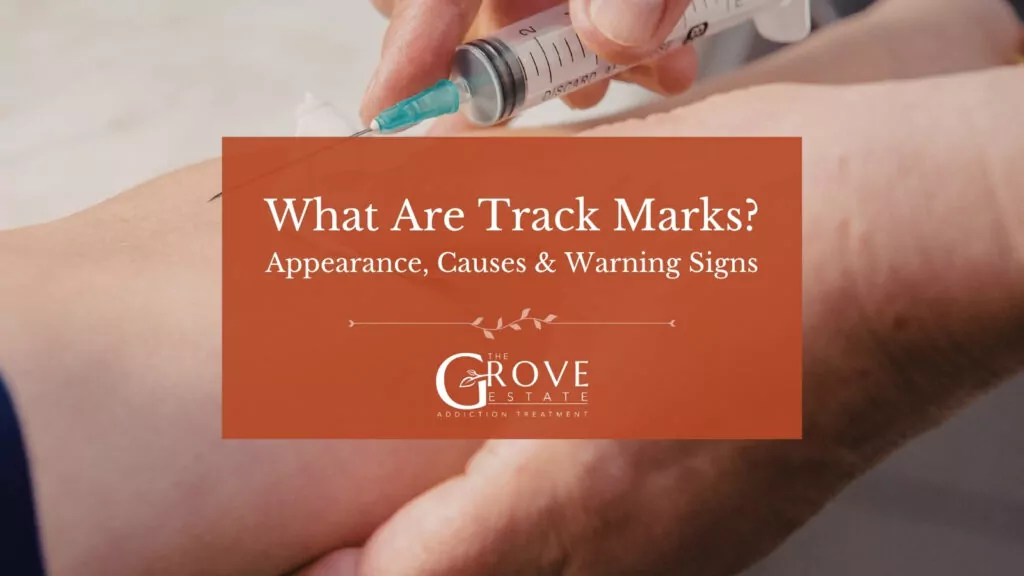 what are track marks