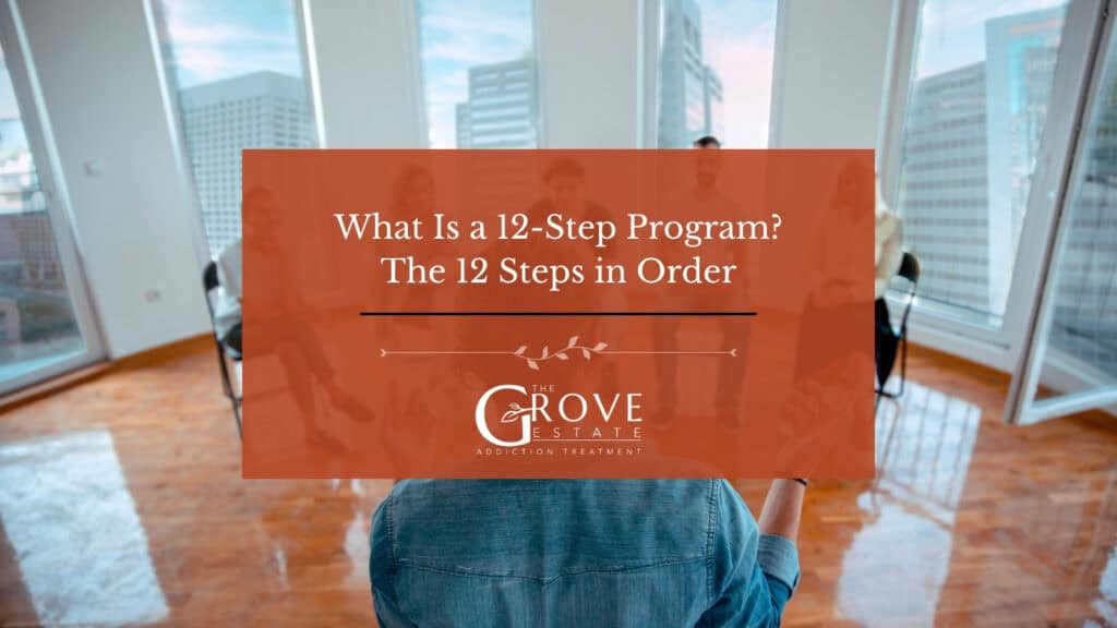 What is a 12-step program and the 12 steps in order, The Grove Estate